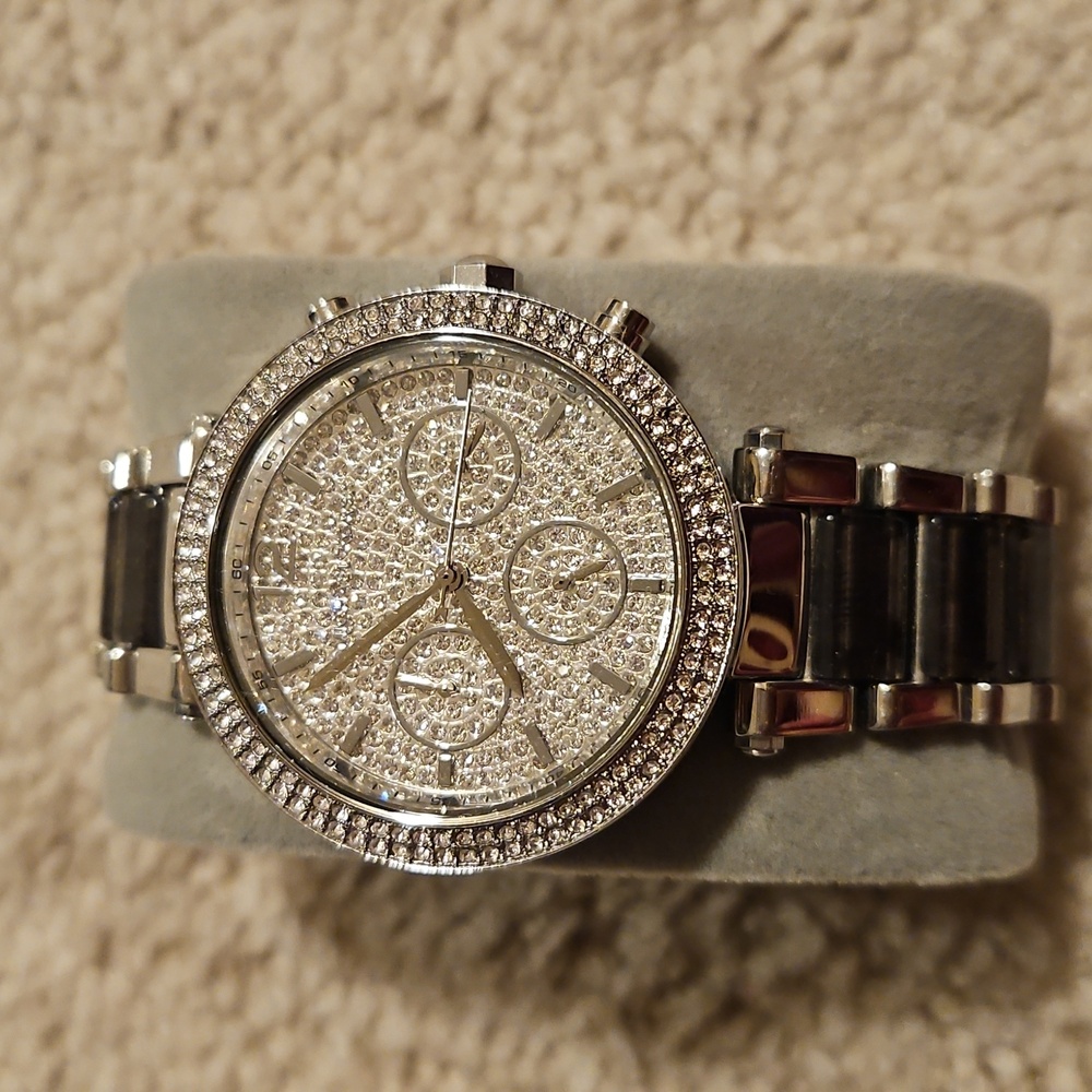 🛑MICHAEL KORS Parker Glitz Watch